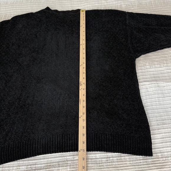 BELLAGIO ITALY CREWNECK SWEATER CHENILLE GRANDPACORE PREPPY VINTAGE BLK MEN XXL - Picture 11 of 12